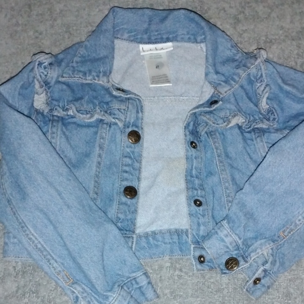 Light Blue Denim Kids Jacket
